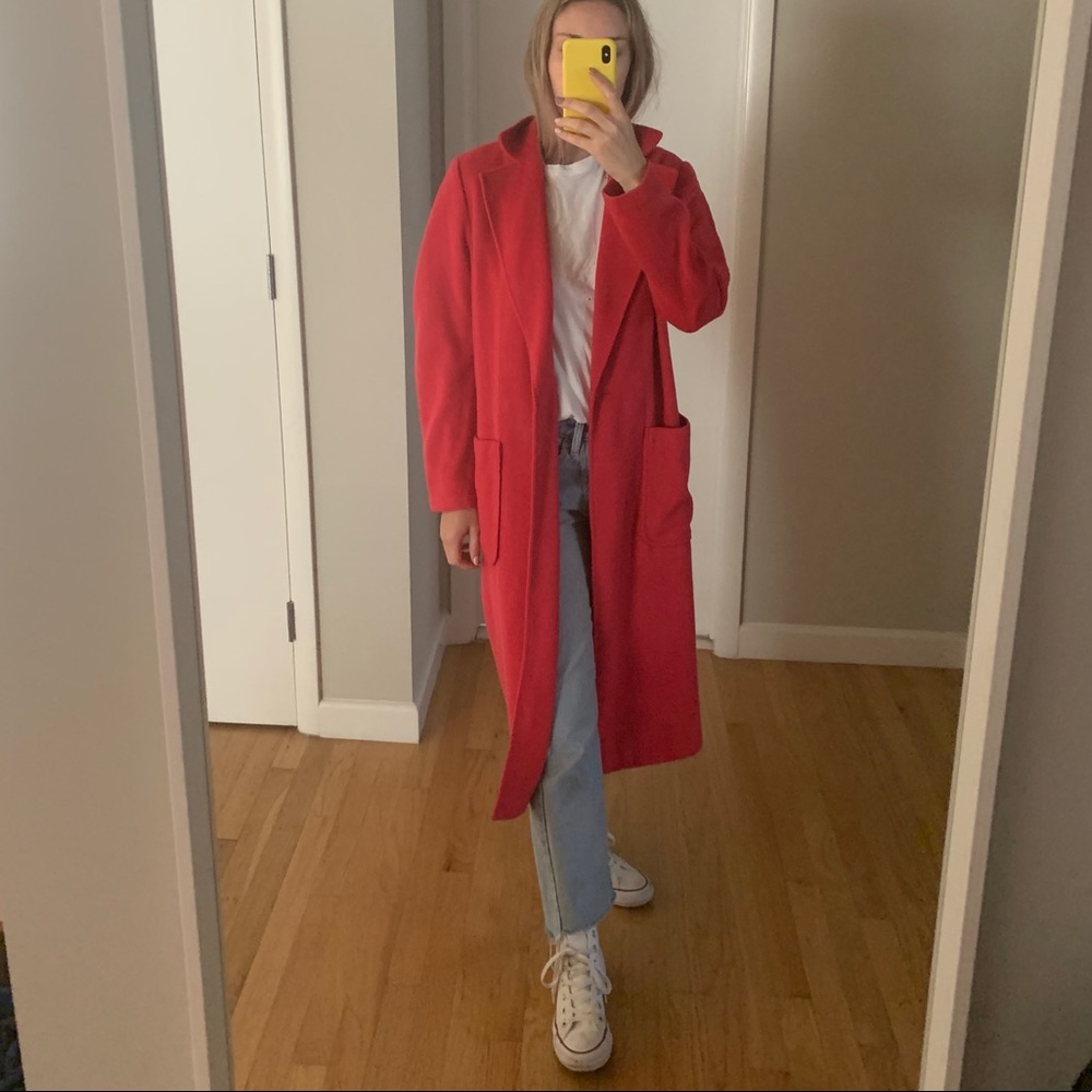 Pink Duster Coat